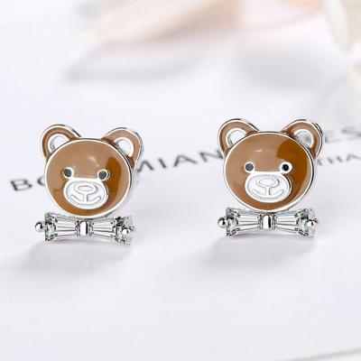 China 2022 cute 925 pasture cartoon ohrringe d'aretes joyas de plata de pendientes de nuevos de diorearrings de bisuteria gold vermeil de zarcillos for sale