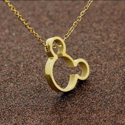 China Joyeria de cadenas de joyas de bisuteria-porcelain-por-mayor d'insumos al de acero gold plated stainless cute de joyera de cadena de collares necklace for sale