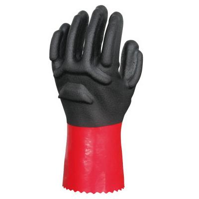 China Anti-impact Anti Oil Field Pvc Shock Resistant Industrial Gloves for sale