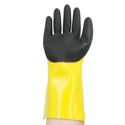 China Good Liner Grip Gloves Comfortable Nylon Anti-Slip PVC Seamless Liner Glove for sale