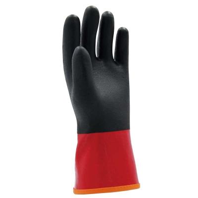 China Water Proof Soft Touch Cut 5 Anti Oil PVC Nitrile Resistant Gloves for sale