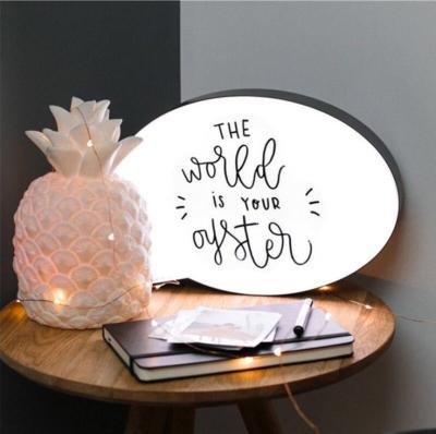 China Q5 Wedding Indoor Advertising Writing Light Box Diy Small Message Board Party Home Decor Battery Operated Lightbox for sale