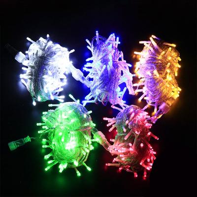 China Lighting Decoration Led Christmas Factory Customized Outdoor Waterproof Party Fairy Xmas Line Wedding Decoration LED String Lights for sale