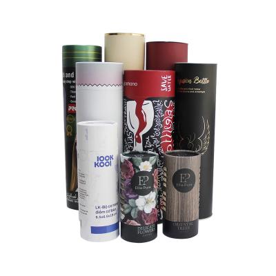 China Wholesale Recyclable Custom Lipstick Lip Balm Tube Packaging Custom Candle Paperboard Cylinder Logo Cosmetic Paper Tube for sale