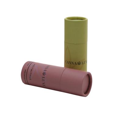 China Recyclable Custom Zhejiang Logo Sticker Cylinder Round Tube Package Paper Box For Cosmetic Tea Wine Pencil Packaging for sale