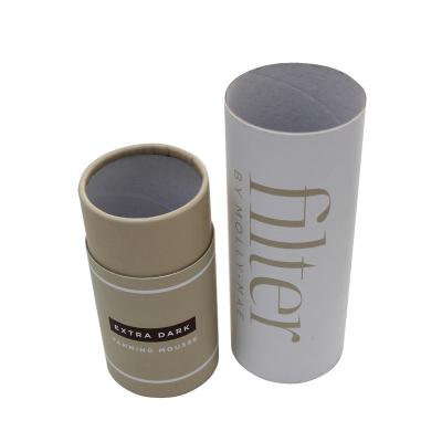 China Custom Logo Zhejiang Design Factory Recyclable Round Kraft Paper Tube For Gift Biodegradable Cardboard Paper Tube for sale