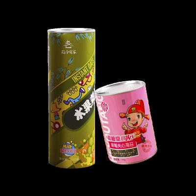 China Environmental Protection Recyclable Printing Embossing Pattern Cardboard Customization Recyclable Food Cans High End Paper Tubes for sale