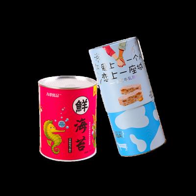 China China Recyclable Factory Wholesale Food Boxes Customized Logo Fashion Trendy Packaging All Kinds Beverage Snack Paper Tube for sale