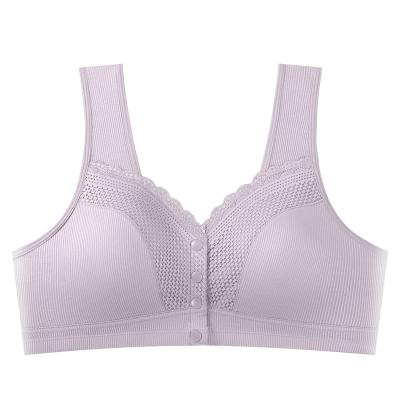 China Breathable sosten de maternidad Breastfeeding Comfortable Women Invest Style Front Buckle Maternity Nursing Bras for sale