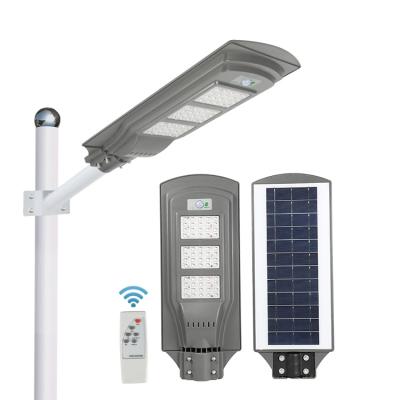 China Long Road Ip66 20w 40w 60w Lifespan COYOLED Remote Control Waterproof All Outdoor In One Led Solar Street Light for sale