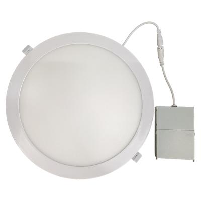 China Ultrathin Thickness COYOLED ETL White Round ES Shape 2700-6500K Dimming Ultrathin Ceiling Light 3CCT Wall Switch 12inch 24W Led Panel Lights for sale