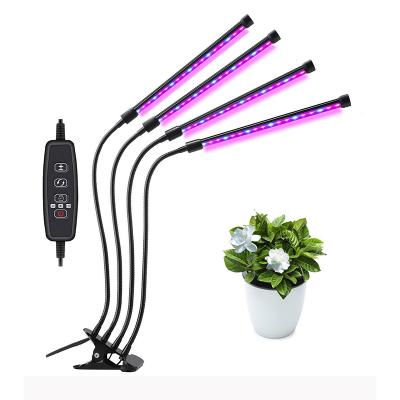 China Benefits Plant Growth Customized USB Dimming Full Spectrum Flower Sync Seedling Supplement Led Clip Plant Growth Light for sale