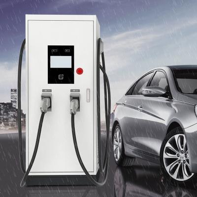 China JH-EVPower DC120K-E2 Car 120kW Ev Charger 2 Guns Car Charging Station DC Electric Fast EV Fast Charging Station for sale