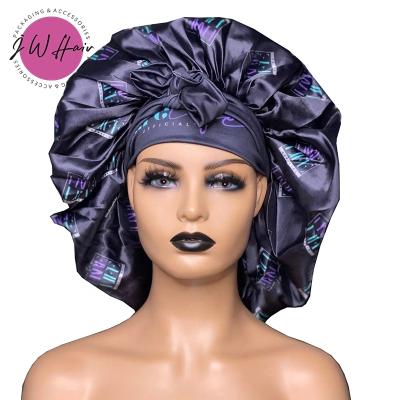 China Free Sample Tie Band Satin Hood Head Wrap Soft Smooth Feeling Sleep Night Braid Custom Hoods Available for sale