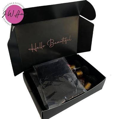 China Newest Luxury Handmade Wig Box Gift Box Hair Box Custom LOGO Inside Available for sale