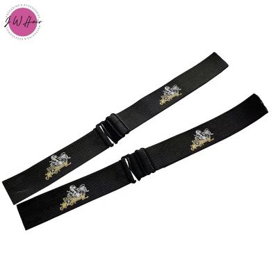 China Wholesale Custom LOGO Adjustable Elastic Band For Fashion Wig Making Wig Elastic Headbands for sale