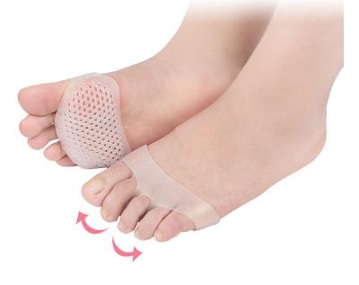 China Half Toe Pads Gel Forefoot Pad Silicone Insole Foot Care Thin Toe Eco-friendly High Heels for sale