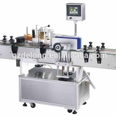 China Full Automatic Food Glass Bottle Sticker Round Bottle Plastic Labeling Machine For Cosmetics Industrial Medicinal Bottles for sale