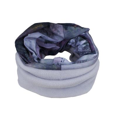 China 100% Polyester Outdoor Custom Printed Multiscarf Hat Neckwarmer Winter Soft Warm Breathable Multifunctional Head Scarf Multilue for sale