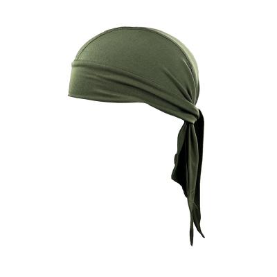 China Casual wholesale custom logo durag hat helmet liner durag cycling durag for sale