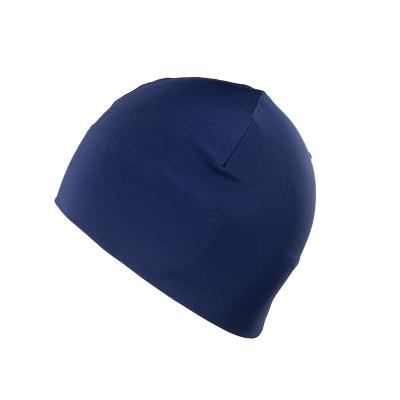 China Breathable Comfort Foldable Autumn Winter Men Women Two Layers Running Skull Caps Cycling Helmet Friendly Liner Hats Sports Beanie for sale