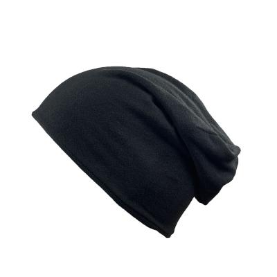 China Breathable Comfort Foldable Warm slouchy men women winter hats wide ribbed knit sport beanies for sale