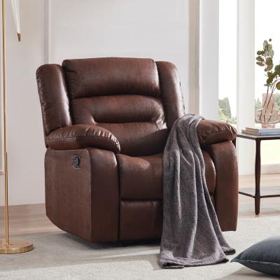 China Hot Selling Massage PU Leather Recliner Sofa Ergonomic Lounge With 8 Vibration Points Heated Massage Synthetic Leather Chair for sale