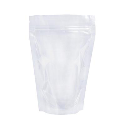 China Moisture Proof In Running Plastic Clear Holder Up Pouch Candy Packaging Transparent Doypack Ziplock Bag for sale