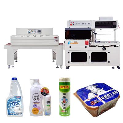 China machinery & Automatic Material POF Film Carton Box Case Bottle Heat L Shrink Tunnel Sealing Packing Machine for sale