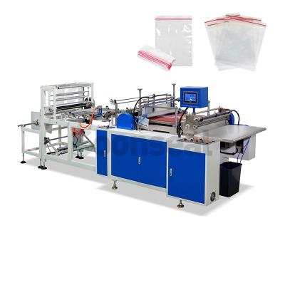 China machinery & Material Polythene Plastic Zipper Bag Making Machine LDPE Plastic Zip Lock Bag Production Line For Wholesale for sale