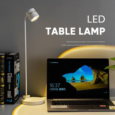 China Modern CRI 90 COB 8W Adjustable Dimmable LED Desk Lamp for sale