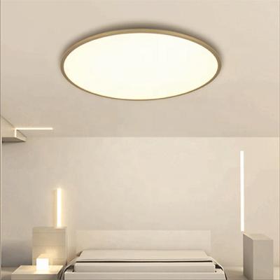 China Special Widely Used Design 300mm Surface Mounted Gold Aluminum Alloy Led Frame Panel Light Price for sale