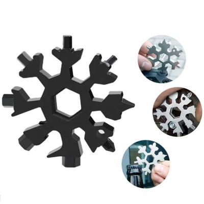 China House Key Chain Bottle Opener Multifunctions Snowflakes Tools 18 in 1 Hex Wrench Set Ball Pointb for sale