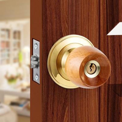 China Stainless Steel / Copper / Wooden Locks Furniture Hardware Fittings Knob Locks Ball Locks for sale