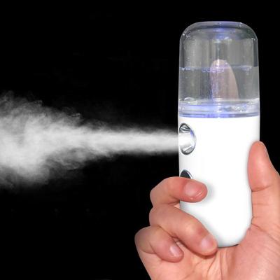 China Cute Portable Car Spray Face Nano Moisturizer Charged Hand Humidifier for sale