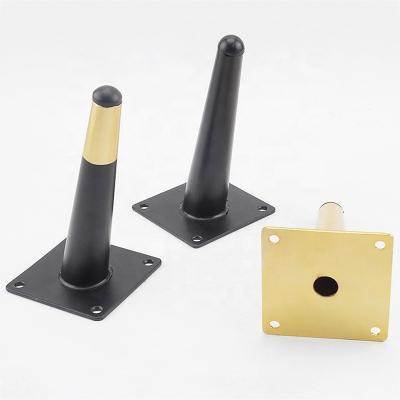 China Industrial Furniture Support Leg Cabinet Foot TV Bevel Foot Cone Tube Metal for sale