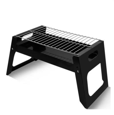 China Easily Cleaned BBQ and Foldable Portable Stainless Steel Charcoal Grill Outdoor Tabletop Smoker for Picnic Garden Patio Camping Travel for sale