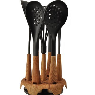 China Viable Manufacturers Directly Sell Kitchen Accessories 7 Piece Plastic Nylon Cooking Tool Kitchen Utensil Set for sale