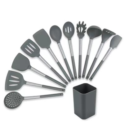 China 1 workable piece of multifunctional kitchen accessory suitable for non-stick cookware 12 pieces of high quality silicone kitchenware set for sale