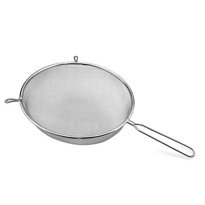 China Durable Stainless Steel Kitchen Strainer With Handle Durable Kitchen Tool Strainer Kitchen Tool Strainer for sale