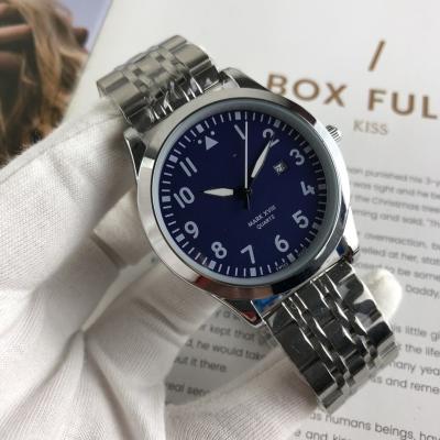 China New Stainless Steel Automatic Date 2021 High Quality Strap Men's Quartz Watch for sale