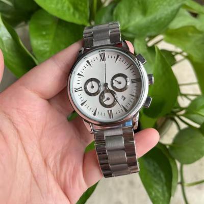 China 2021 new fashion business automatic steel band six needle date quartz full exercise watch, small wholesale for sale