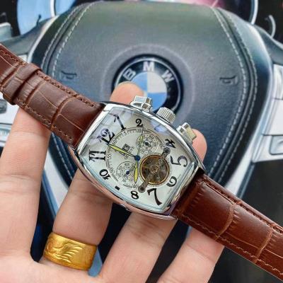 China New Full Automatic Mechanical Alarm Mode Multifunctional Timing Belt High Quality Watch for sale