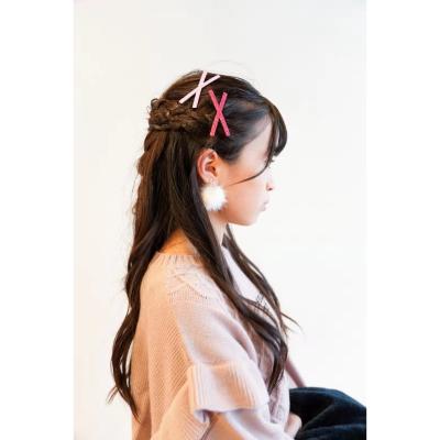 China Kamipita Casual Japan Made Hair Accessories For Women Kids Girls Hairpins Cross To Glitter Cute Japanese Korean Hair Clips Bangs Stickers for sale