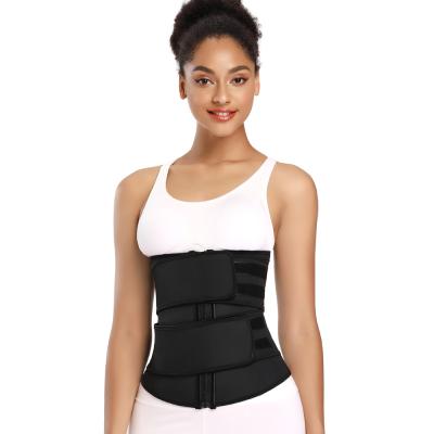 China Breathable Bone Latex Waist Trainer Cincher Corset Adjustable Hook Zipper Corset Waist Trainer for sale