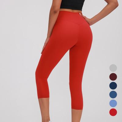 China Breathable Custom High Waisted Fitness Leggings Women Seamless Yoga Pants Sports Workout Yoga Leggings Gym Routine Wear for sale