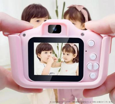 China Gift Children's Camera Front and Rear Lenses Dual 20 Million Pixels to Play Small Games in 6 Scenes Toy Kids Camera Japanese for sale