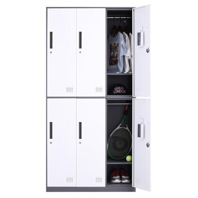 China Commercial Office Furniture Staff Storage Digital Locker Cabinet Furniture Student Gym Steel Clothes Storage Lockers With Key for sale