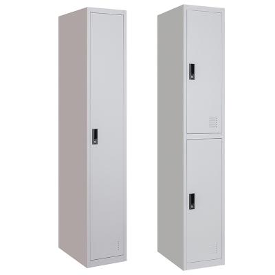 China Commercial Office Furniture Single Door Clothes Storage Locker Cabinet Metal Staff Gym Locker Storage Cabinet For School for sale