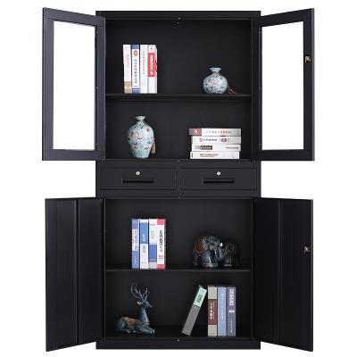 China Foldable File Cabinet Document File Cabinet Large Metal Vertical Cabinet Iron Filing Locker for sale